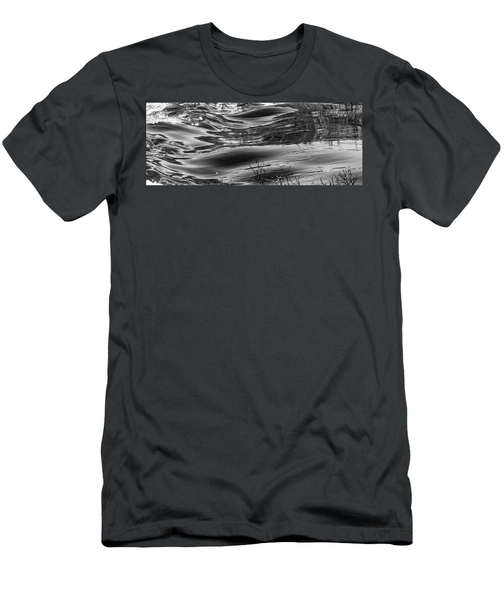 2020-04-19 T-Shirt featuring the photograph Runoff by Phil And Karen Rispin