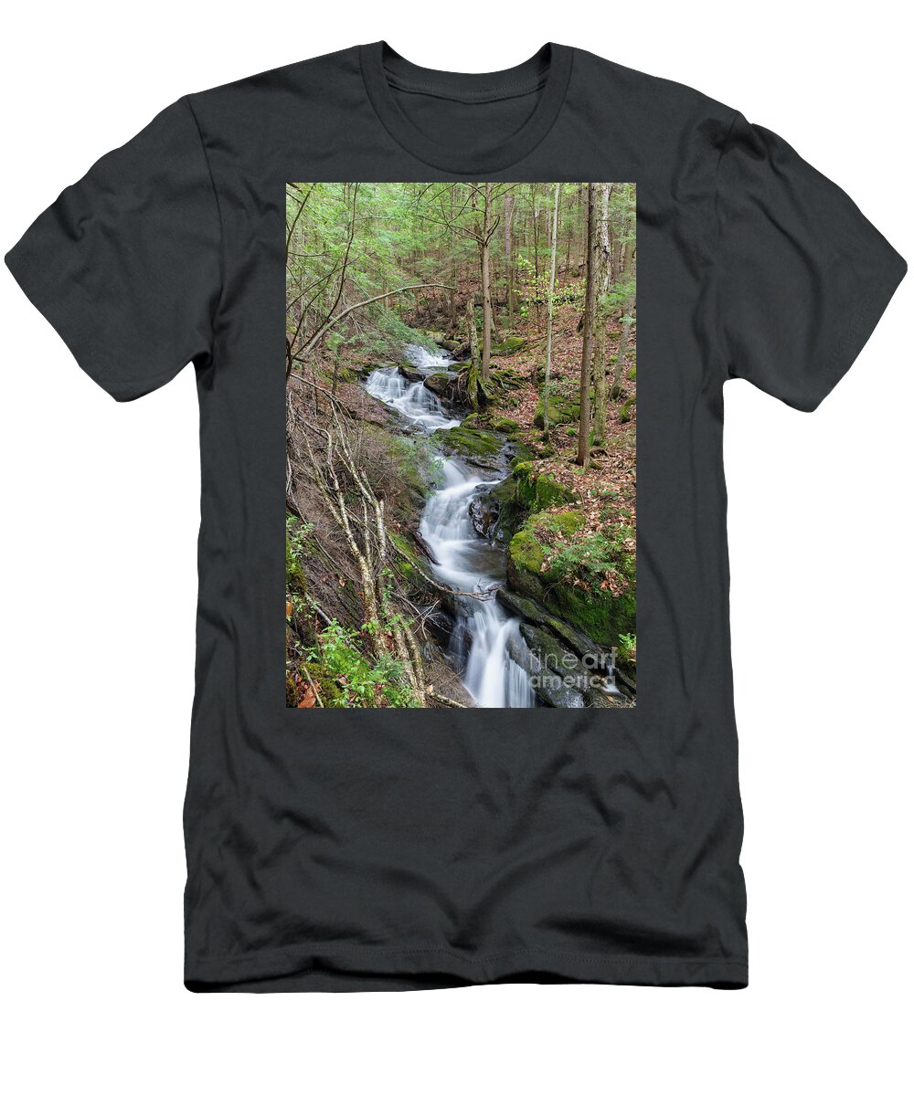 Brook T-Shirt featuring the photograph Russell Pond Brook - Woodstock, New Hampshire by Erin Paul Donovan