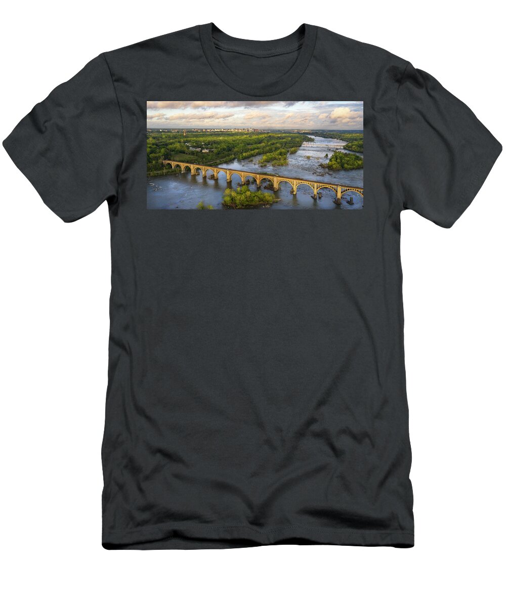Richmond T-Shirt featuring the photograph Rva 021 by Richmond Aerials