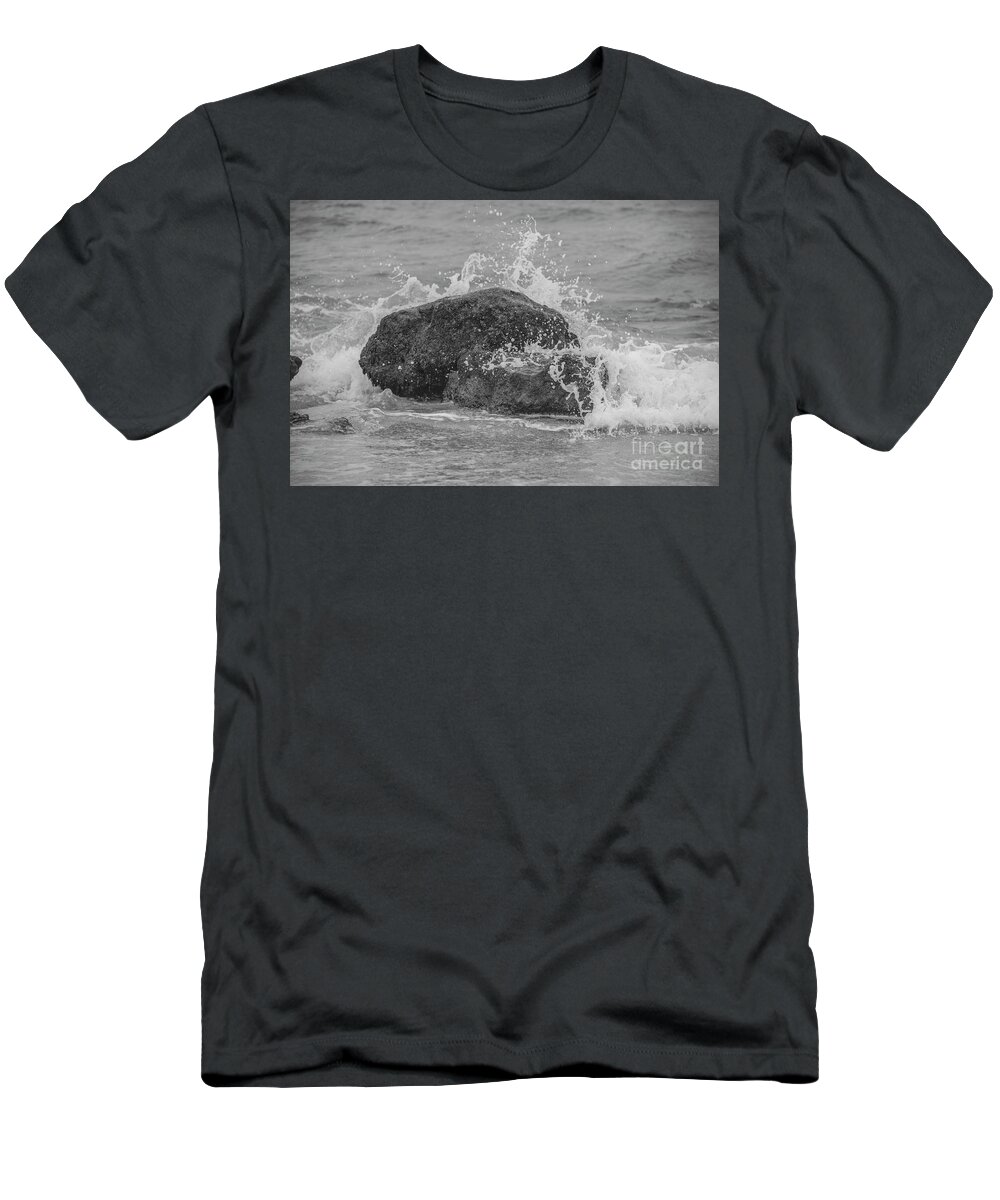 4779 T-Shirt featuring the photograph Salt water on the rocks by FineArtRoyal Joshua Mimbs