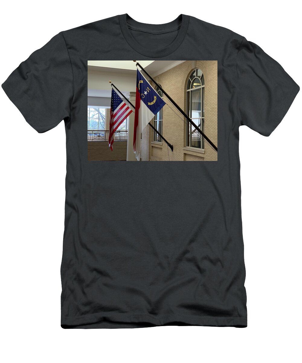 Flag T-Shirt featuring the photograph Salute by Lee Darnell