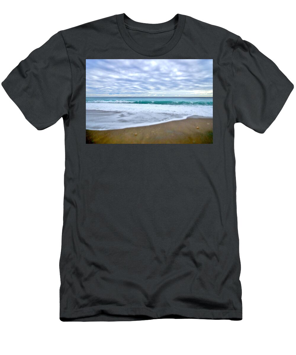 Waves T-Shirt featuring the photograph Varigotti. Novembre 2015 #1 by Marco Cattaruzzi