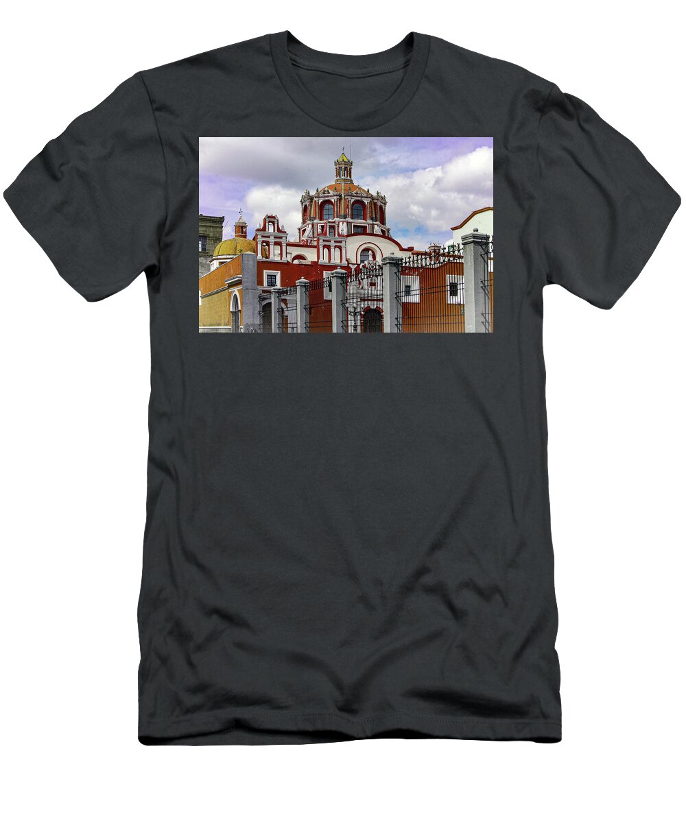 Church Of Santo Domingo T-Shirt featuring the photograph Santo Domingo by William Scott Koenig