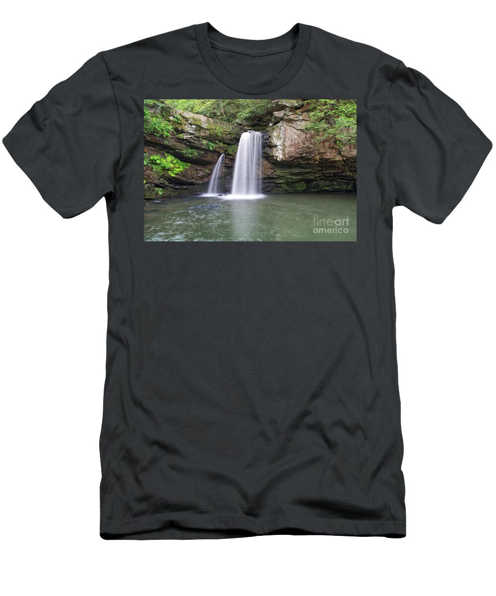 Savage Falls T-Shirt featuring the photograph Savage Falls 14 by Phil Perkins