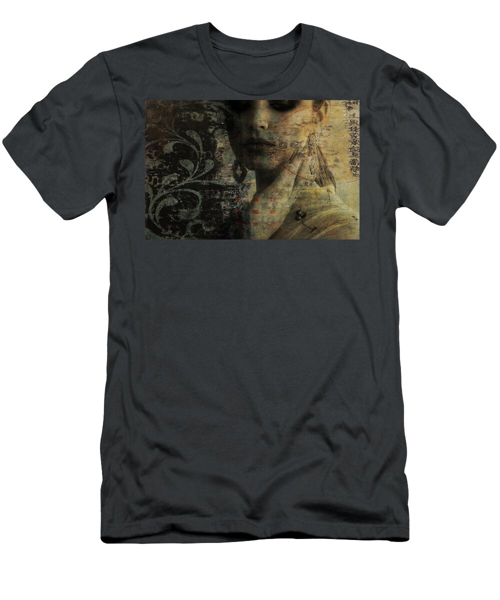 Love T-Shirt featuring the digital art Say Something by Paul Lovering