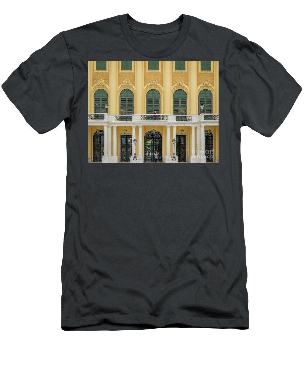 Austria T-Shirt featuring the photograph Schonbrunn Palace by Izet Kapetanovic