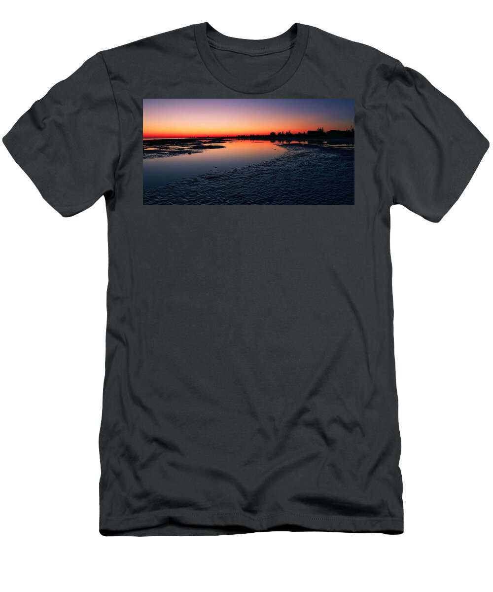 Sunset T-Shirt featuring the photograph Search For Serenity by Montez Kerr