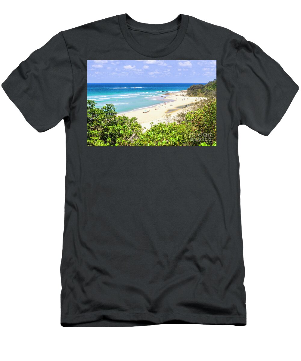 Coast T-Shirt featuring the photograph Seaside serenity by Jorgo Photography