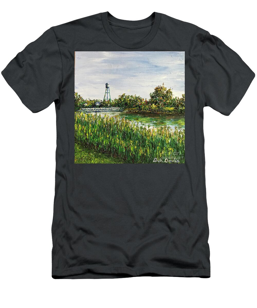Sykeston T-Shirt featuring the painting September Serenity by Linda Donlin
