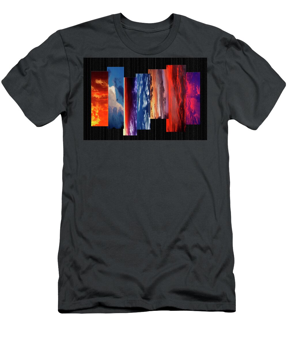Color T-Shirt featuring the photograph Seven Skys by Alan Hausenflock