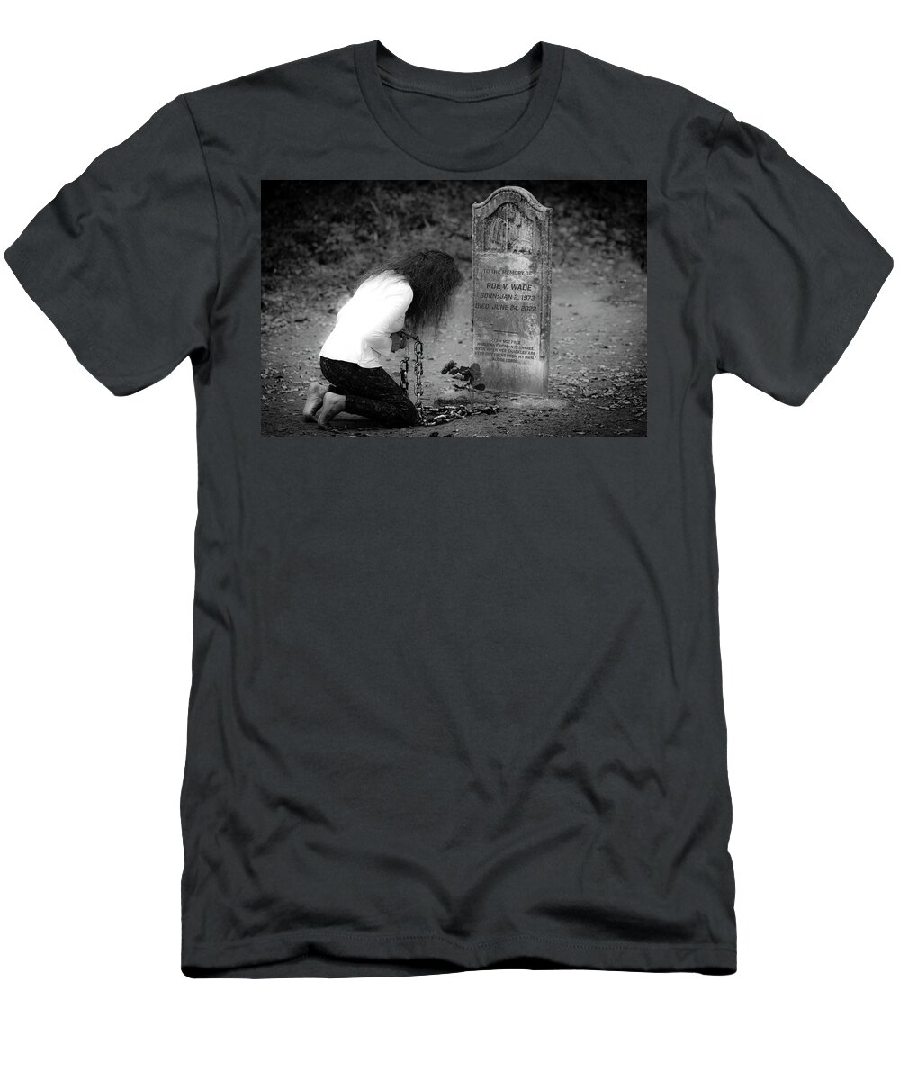 Graveside T-Shirt featuring the photograph Shackled by Vanessa Thomas