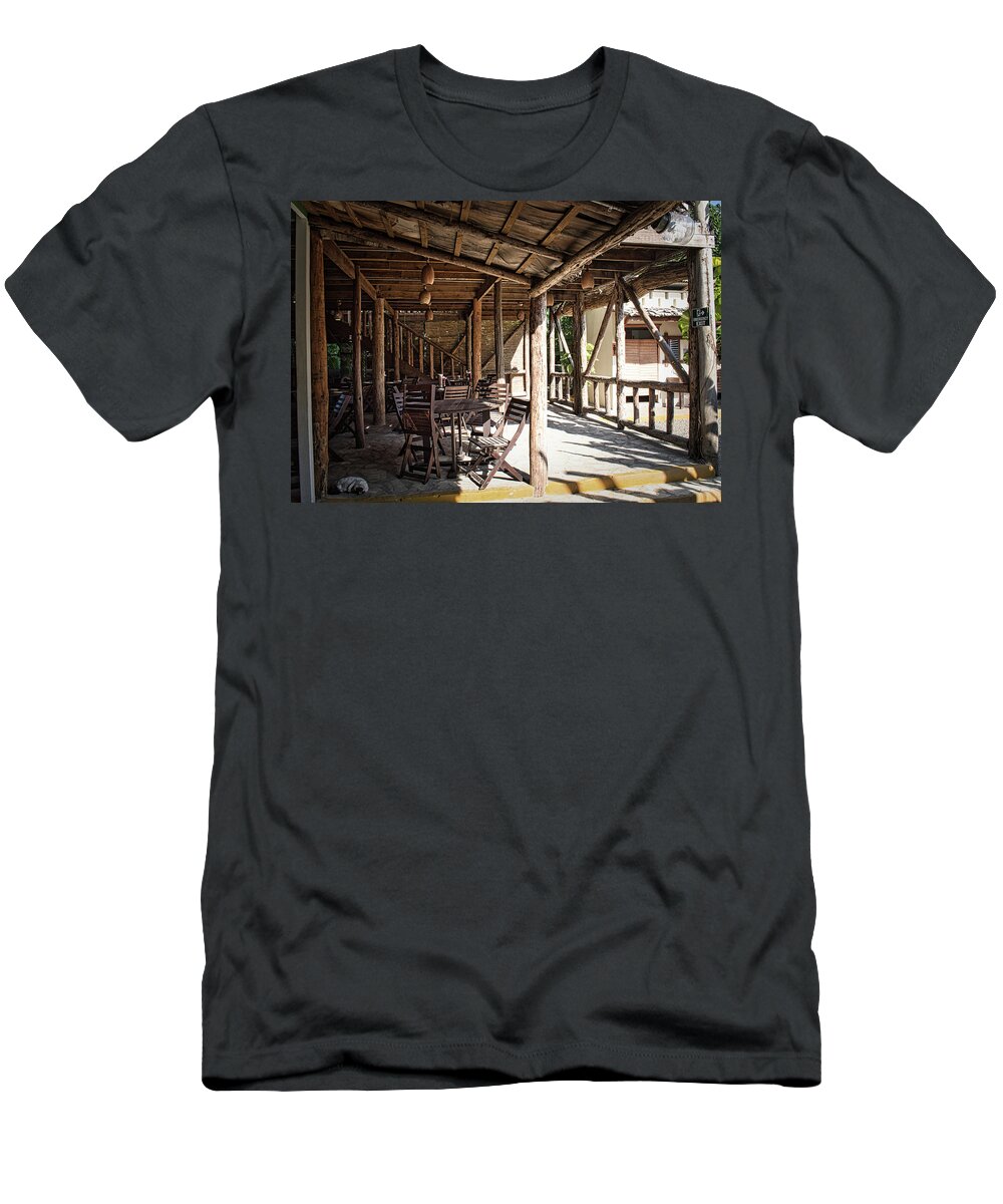 Wood T-Shirt featuring the photograph Shade in the Jungle by Portia Olaughlin