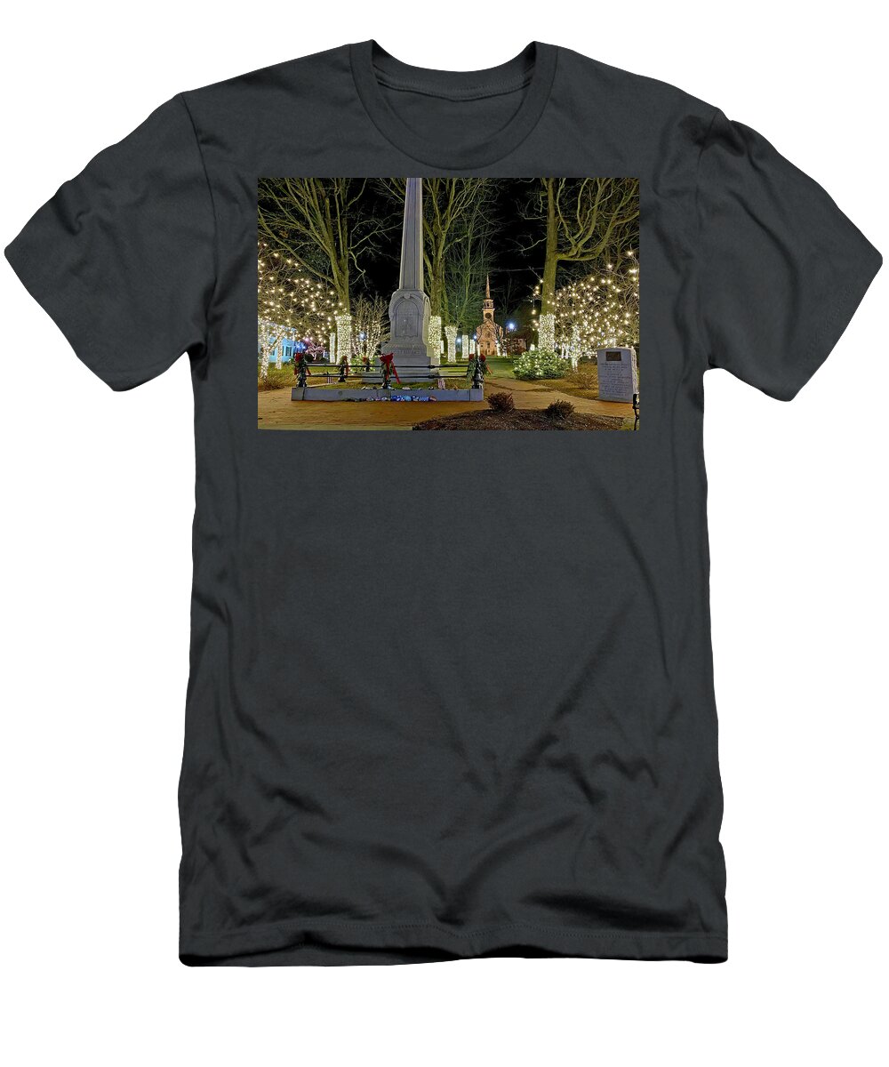 Shrewsbury T-Shirt featuring the photograph Shrewsbury Town Common by Monika Salvan
