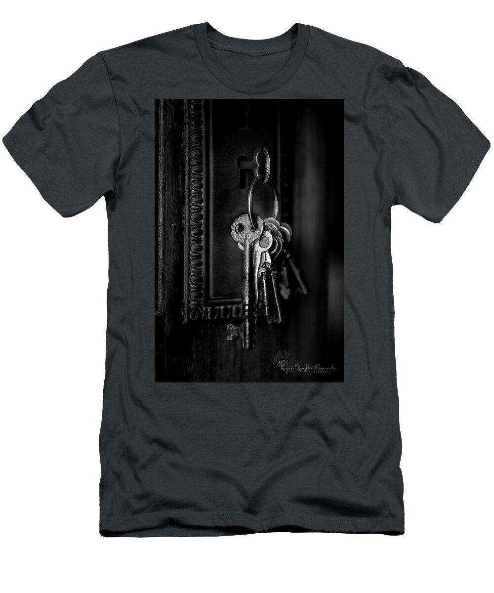 Skeleton Keys T-Shirt featuring the photograph Skeleton Keys by Regina Muscarella
