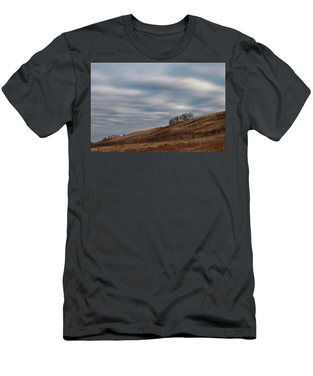Sky T-Shirt featuring the photograph Sky And Grassland by Phil And Karen Rispin