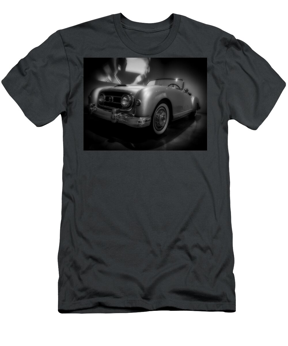 California T-Shirt featuring the photograph Sleek in Silver by Mark David Gerson