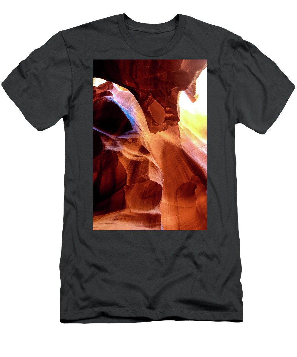 Antelope Canyon T-Shirt featuring the photograph Slots Antelope Canyon,Arizona by Louis Dallara