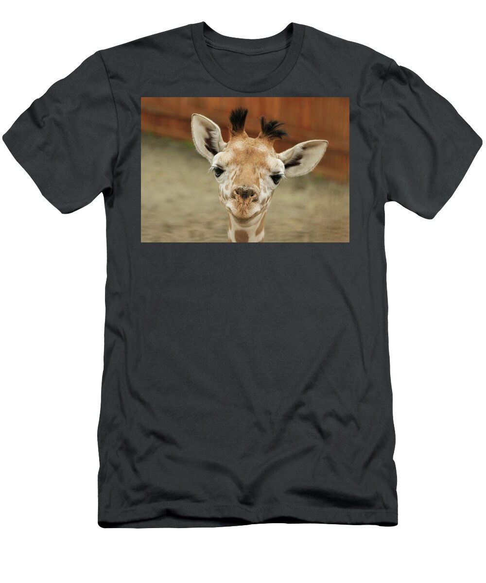 April T-Shirt featuring the photograph Smile by Carrie Ann Grippo-Pike