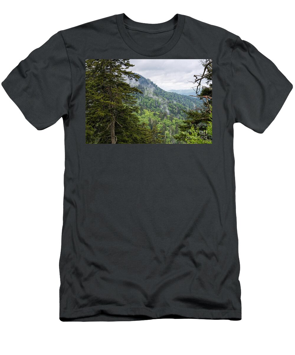 Nature T-Shirt featuring the photograph Smoky Mountains by Phil Perkins