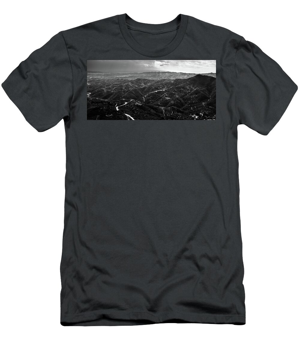 Axarquia T-Shirt featuring the photograph Snail trails by Gary Browne