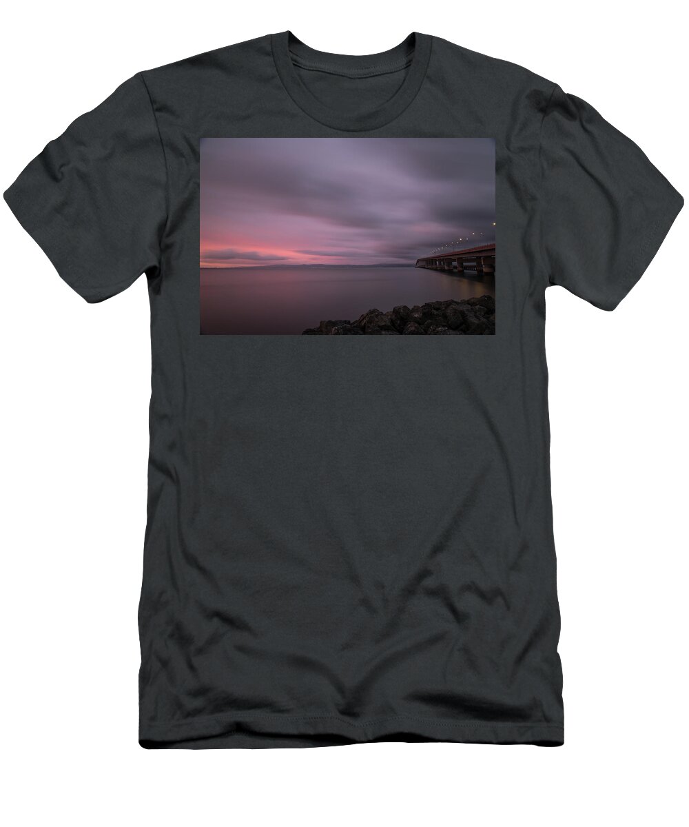 Clouds T-Shirt featuring the photograph Softly at Sunset by Alex Lapidus