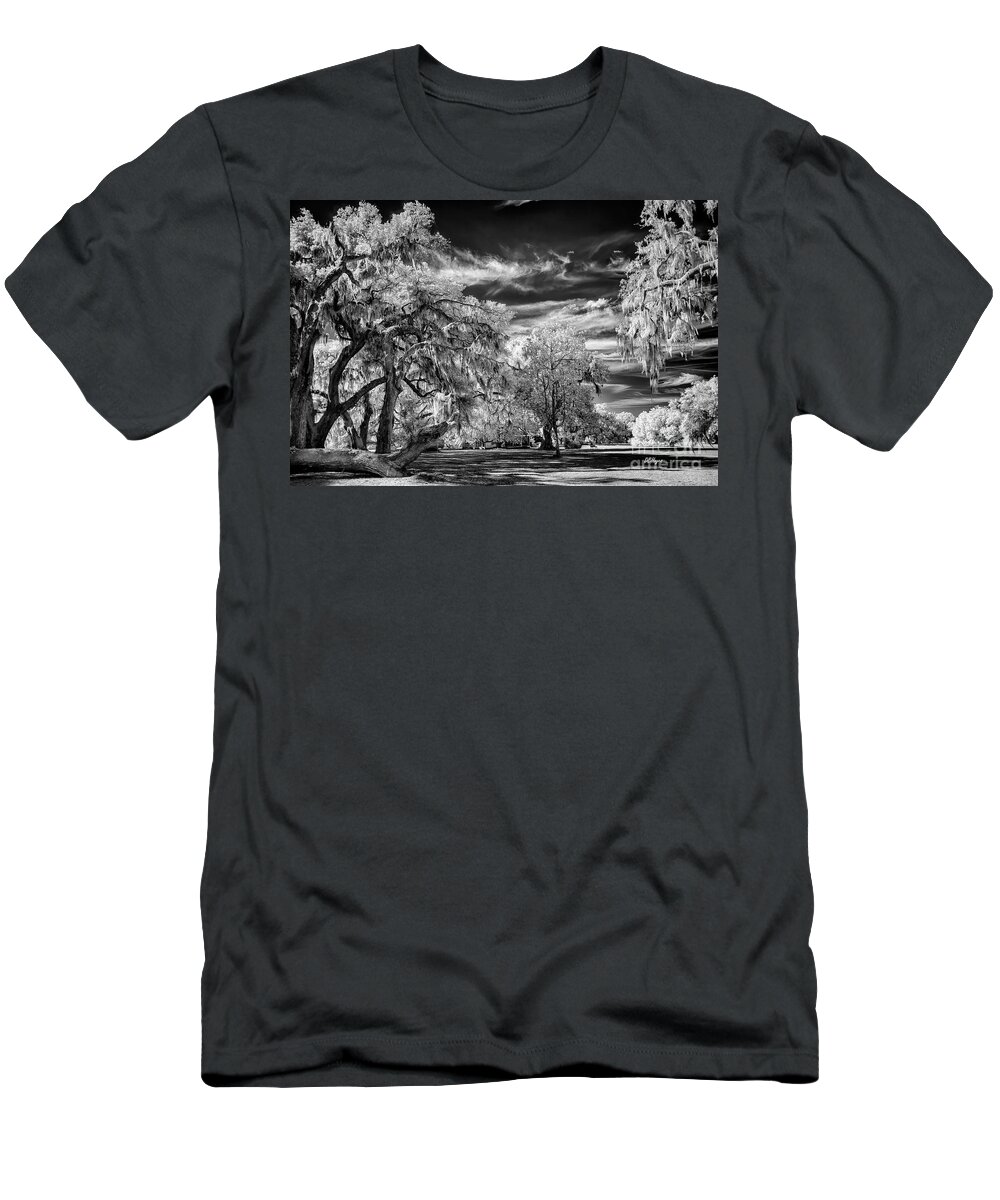 Black & White T-Shirt featuring the photograph Southern Charm by DBHayes by DB Hayes