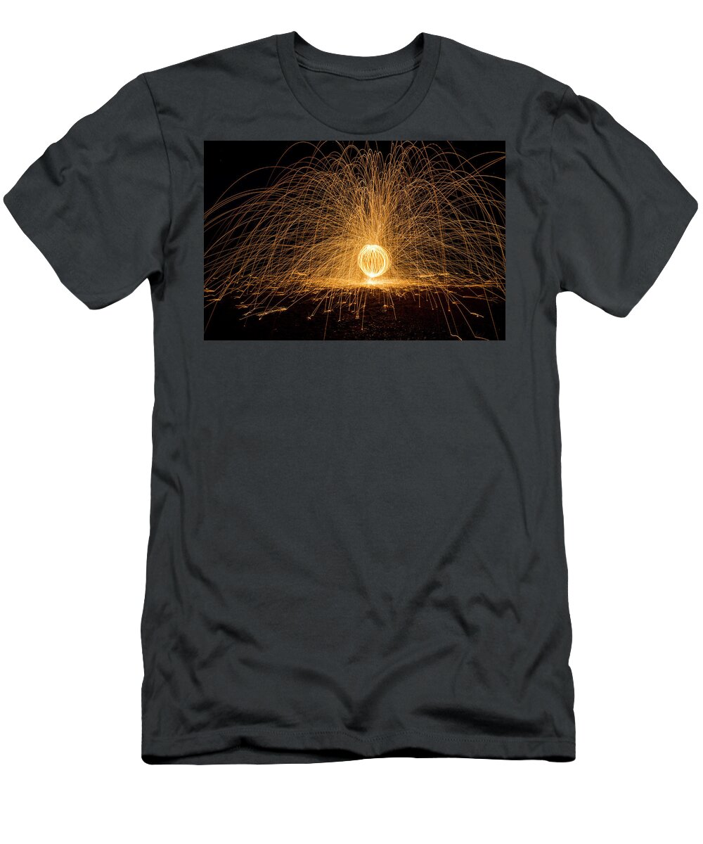 Texture T-Shirt featuring the photograph Sparks 5 by Pelo Blanco Photo