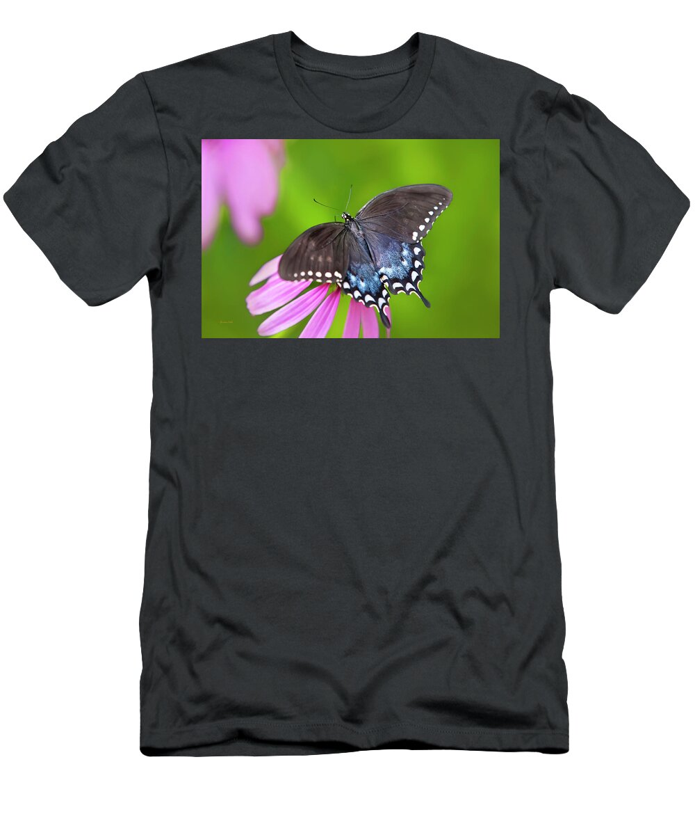Swallowtail Butterfly T-Shirt featuring the photograph Spice Of Life Butterfly by Christina Rollo
