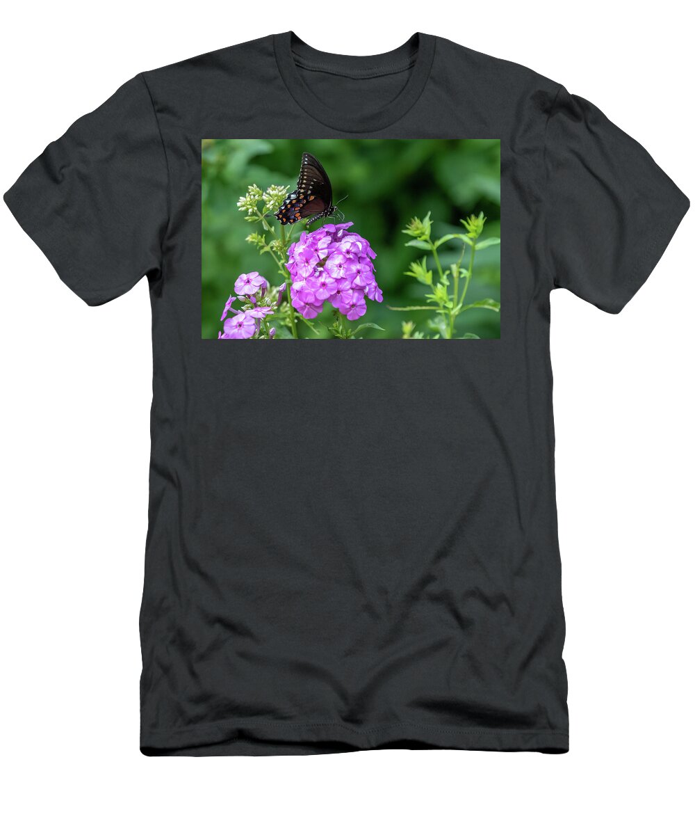 Lenoir Preserve T-Shirt featuring the photograph Spicebush Swallowtail by Kevin Suttlehan