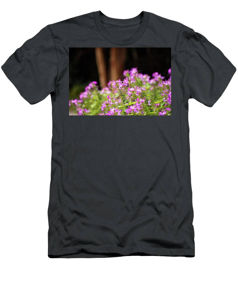 Spider Flower T-Shirt featuring the photograph Spider Flowers by Mary Ann Artz
