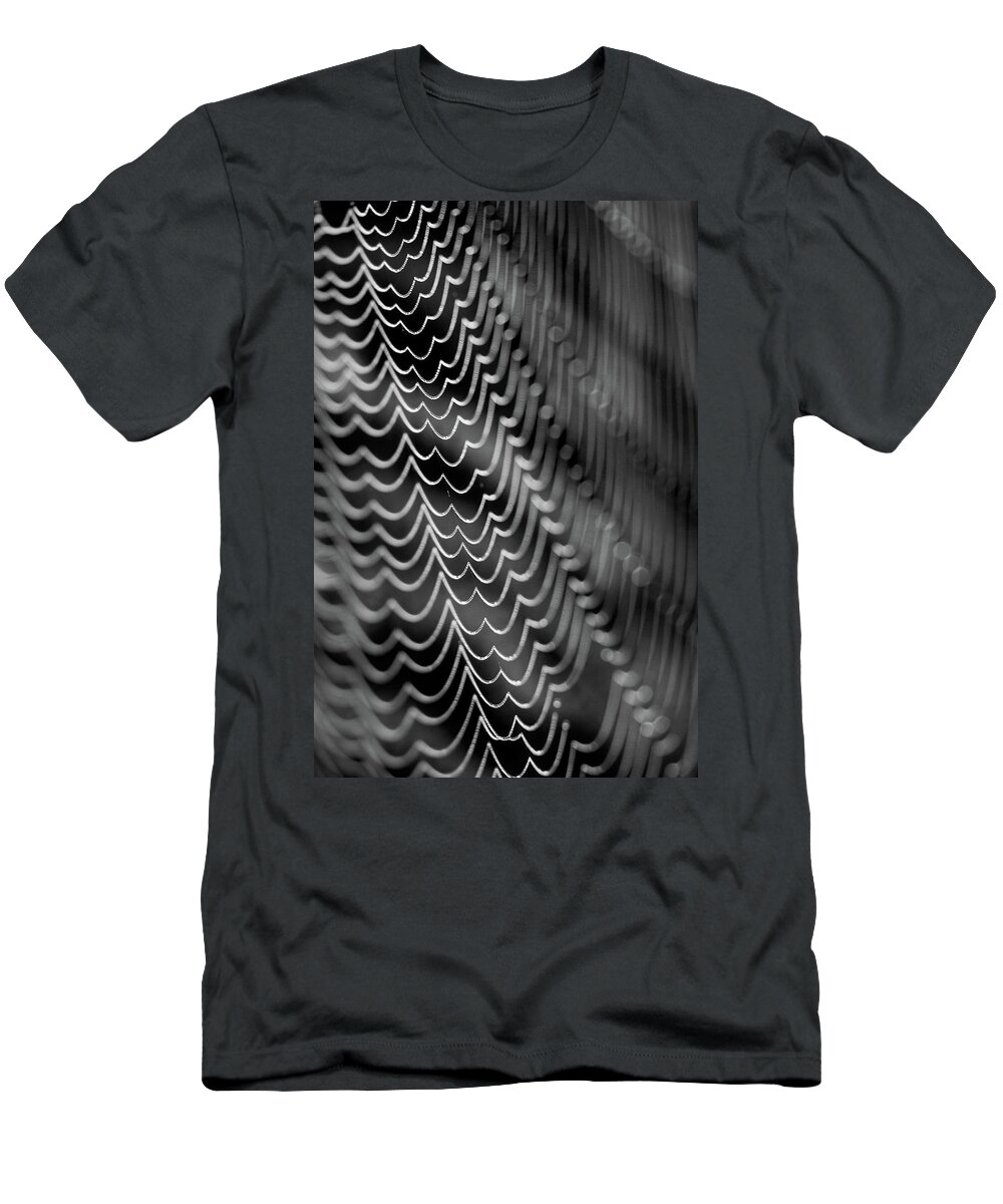 Abstract T-Shirt featuring the photograph Spider Web by Anita Nicholson
