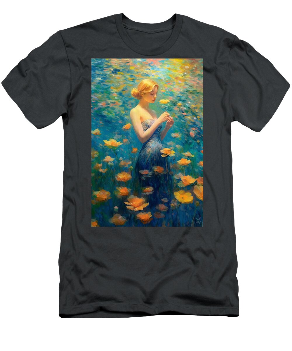Flowers T-Shirt featuring the digital art Spring Flowers by Jackson Parrish