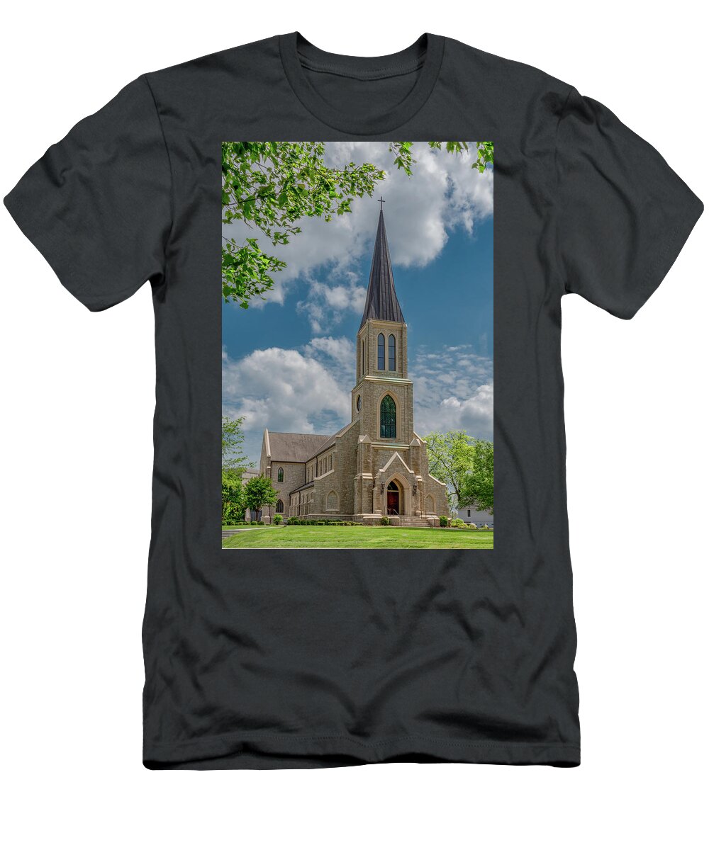 Tennessee T-Shirt featuring the photograph Springtime Chapel, Lee University by Marcy Wielfaert