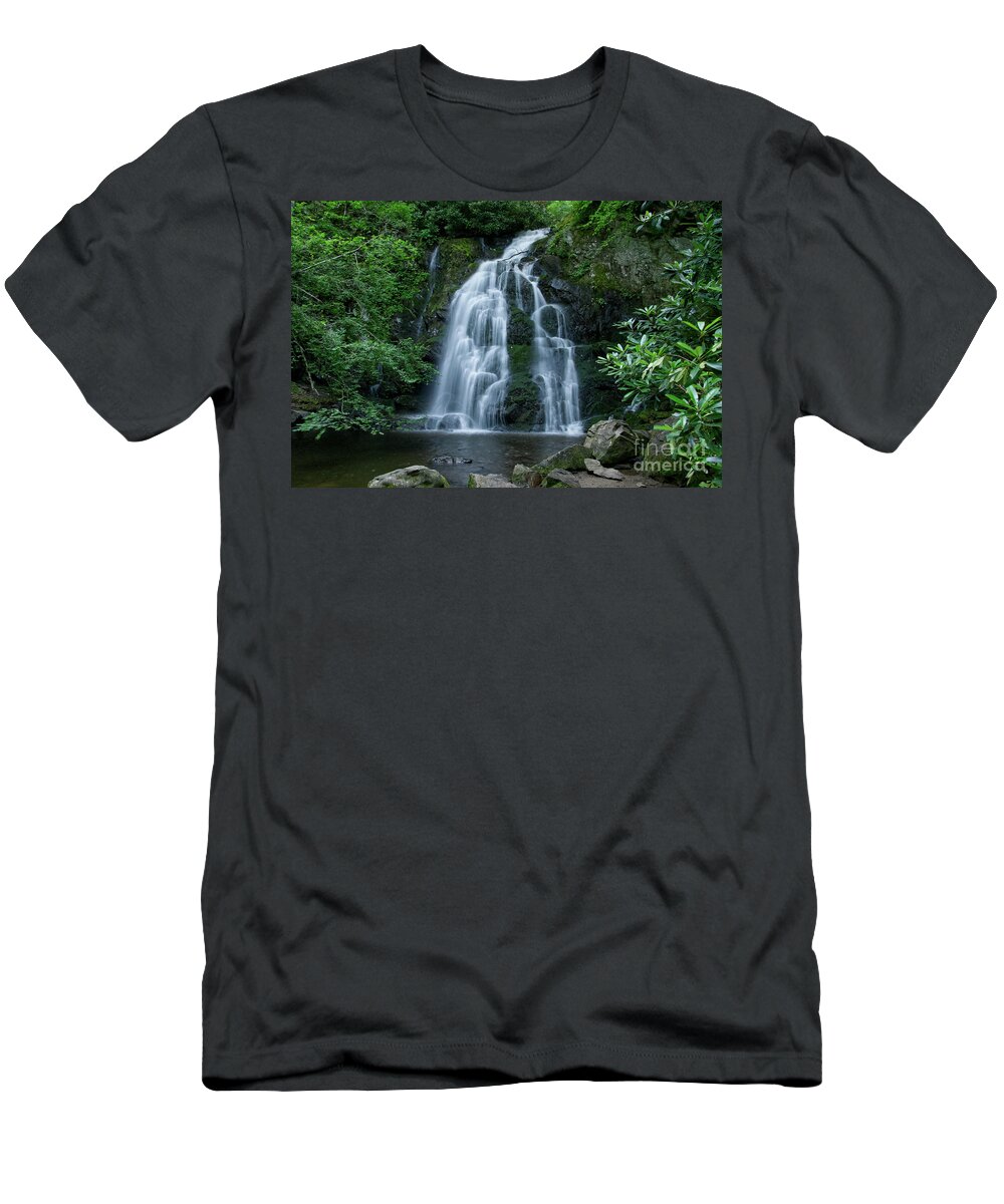 Spruce Flats Falls T-Shirt featuring the photograph Spruce Flats Falls 22 by Phil Perkins