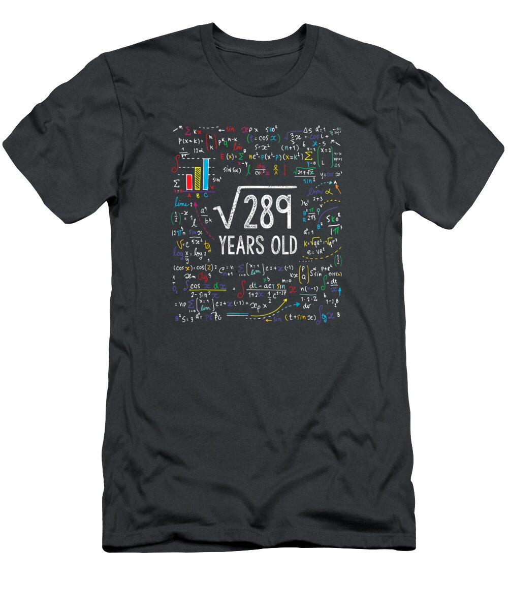 Square Root Of 289 17th B T-Shirt by Boyd Aidah - Pixels