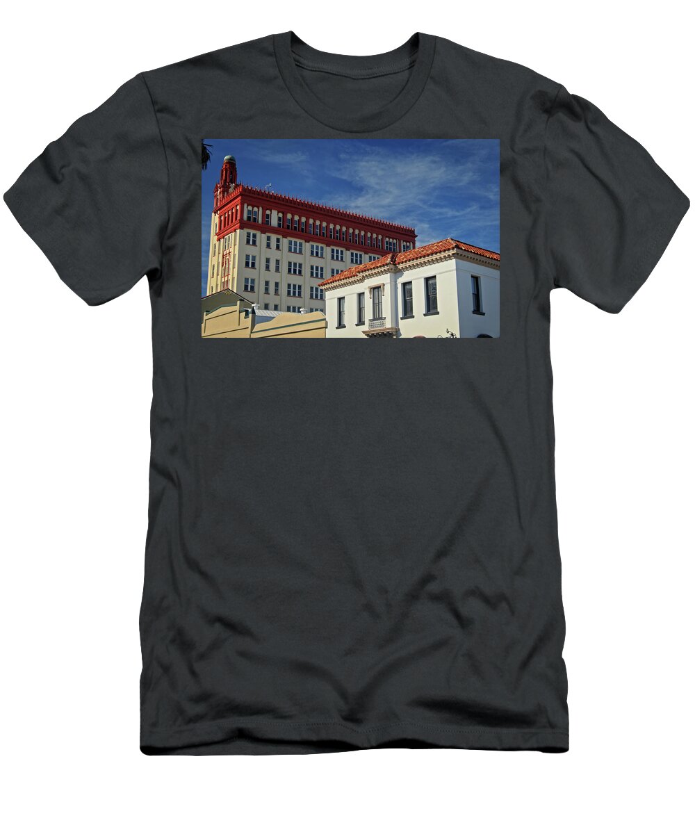 Spanish T-Shirt featuring the photograph St. Augustine Architecture by George Taylor