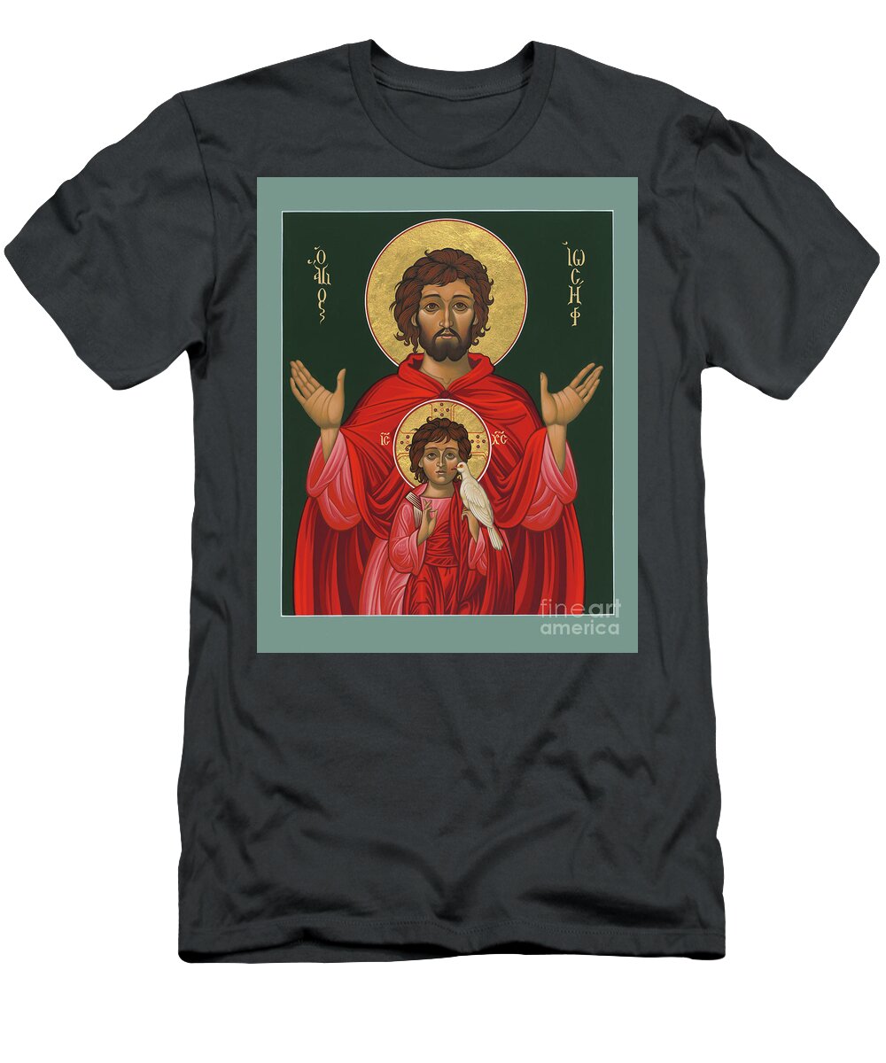 St. Joseph Shadow Of The Father T-Shirt featuring the painting St. Joseph Shadow of the Father 039 by William Hart McNichols