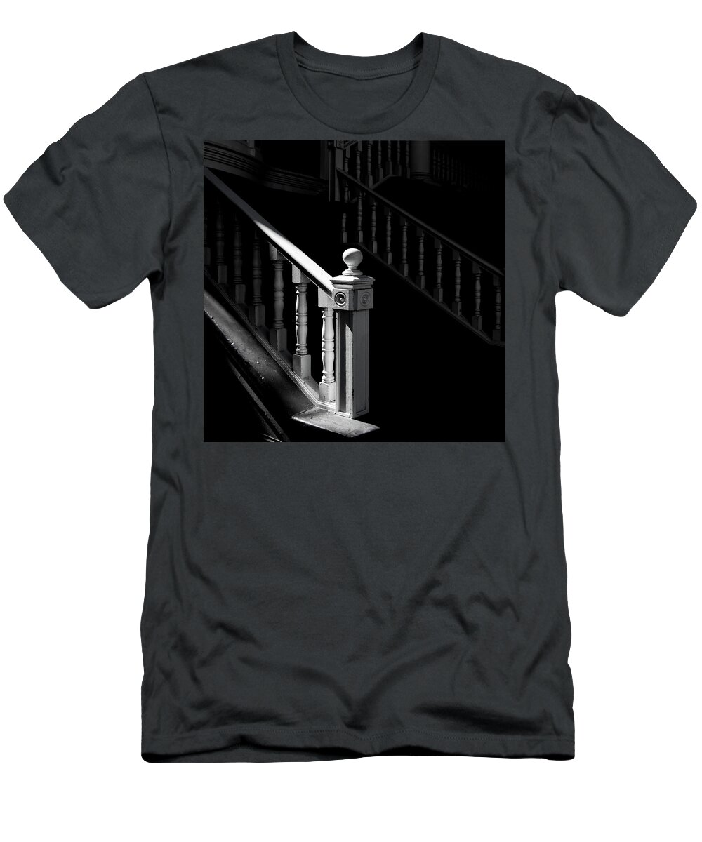 Staircase T-Shirt featuring the photograph Staircase, San Francisco by Donald Kinney