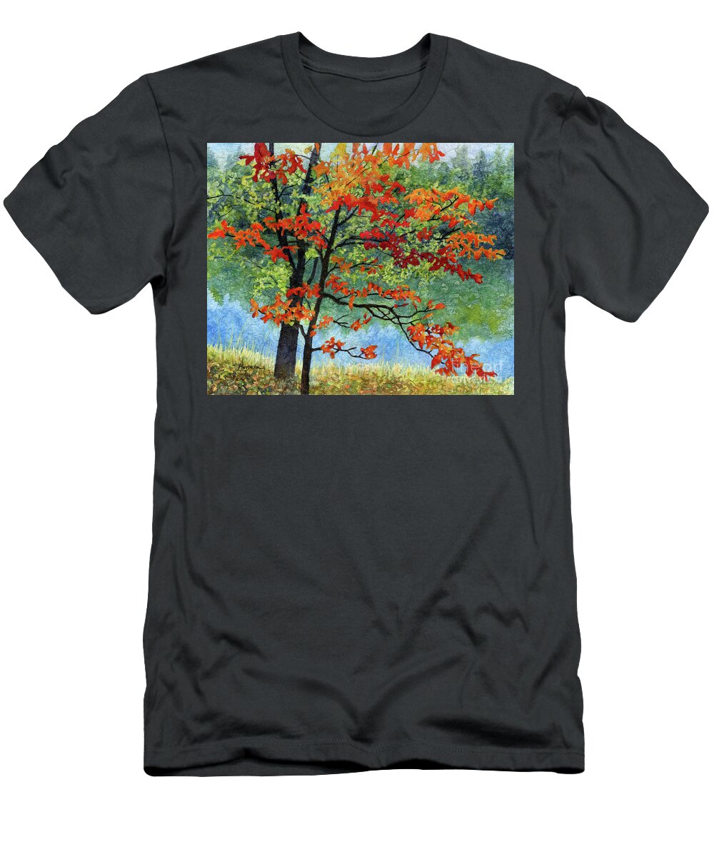 Forest T-Shirt featuring the painting Stand Together by Hailey E Herrera