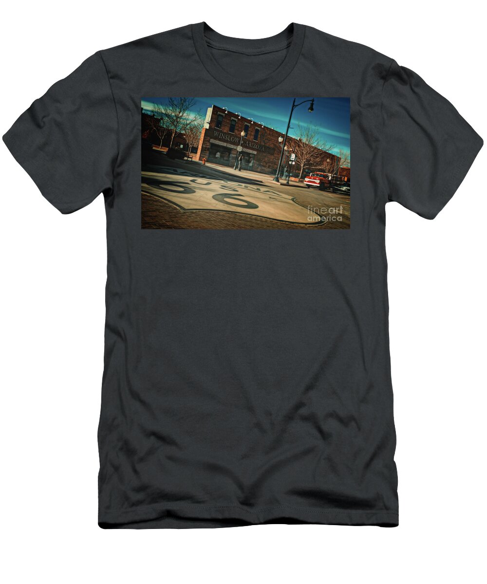 Standing On The Corner T-Shirt featuring the photograph Standing On The Corner by Doug Sturgess