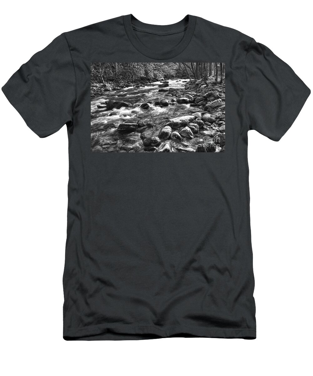 Tennessee T-Shirt featuring the photograph Stones In A River by Phil Perkins