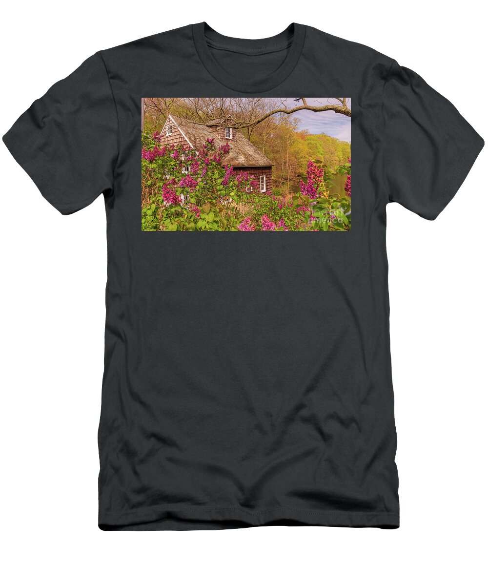Mill T-Shirt featuring the photograph Stony Brook Gristmill in Spring by Sean Mills