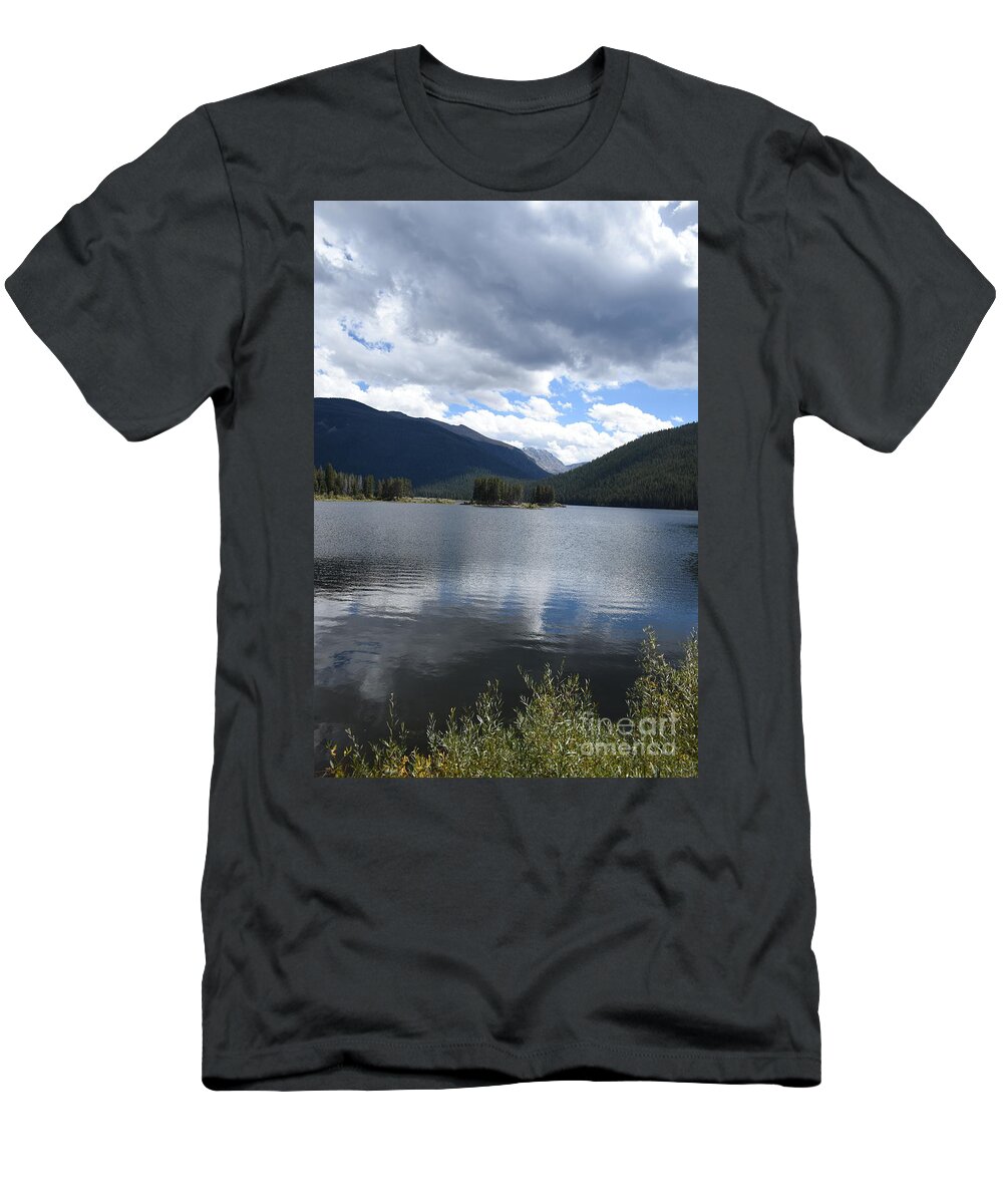 Lake T-Shirt featuring the photograph Stormy sky by Anjanette Douglas