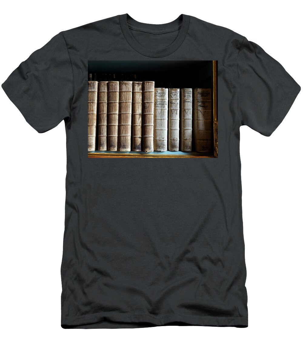 Library T-Shirt featuring the photograph Strahov Monastery Books by Mary Lee Dereske