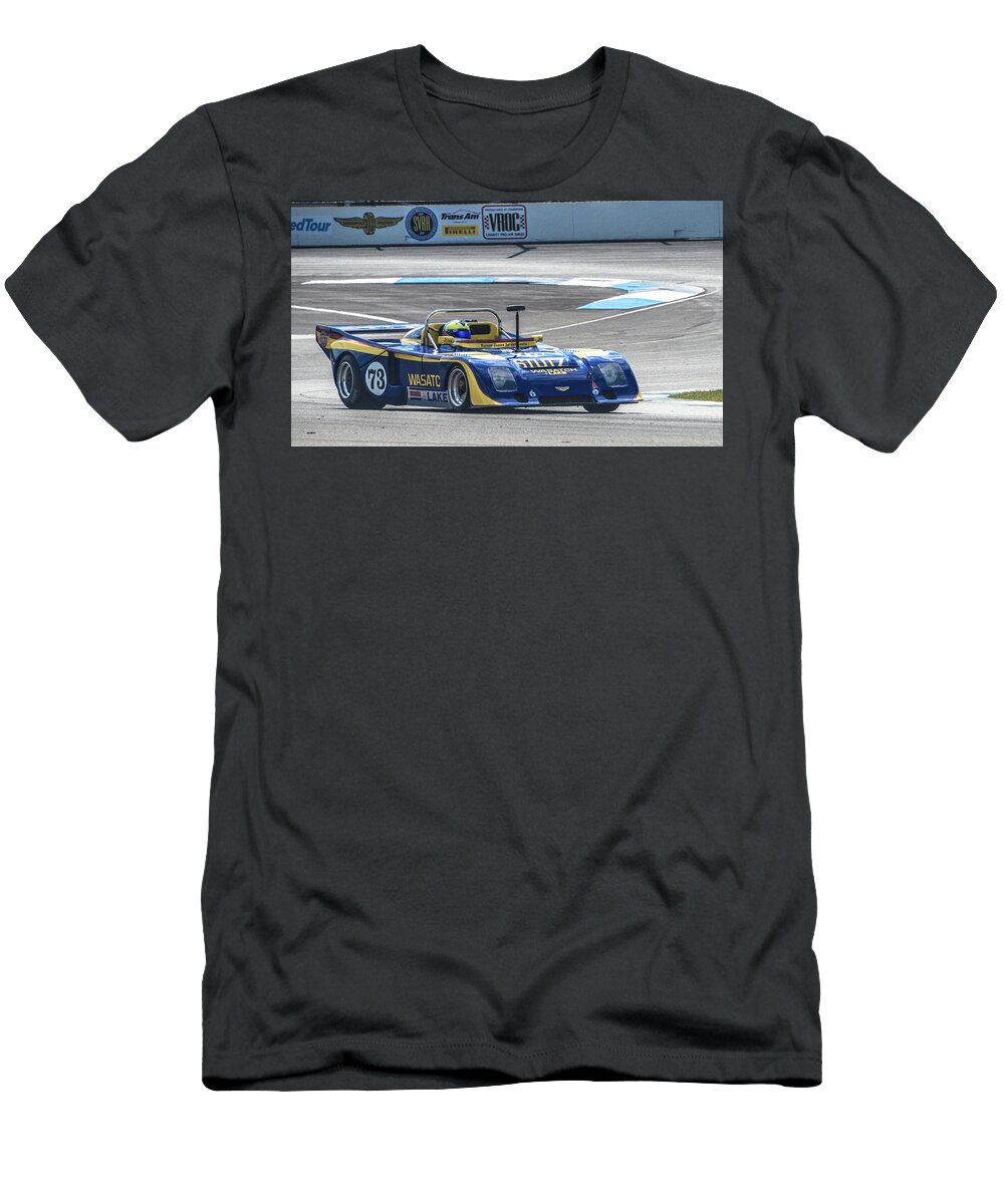Stutz T-Shirt featuring the photograph Stutz at Indy by Josh Williams