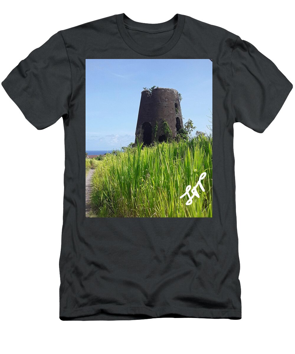 Sugar Mill T-Shirt featuring the photograph Sugar Mill of the Gods by Esoteric Gardens KN