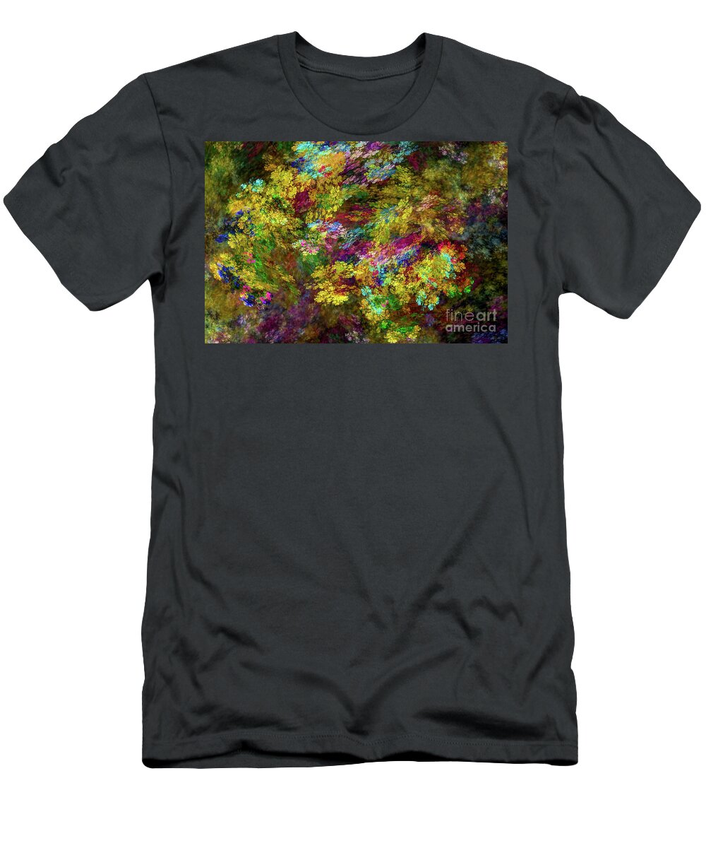 Summer T-Shirt featuring the digital art Summer Burst by Olga Hamilton
