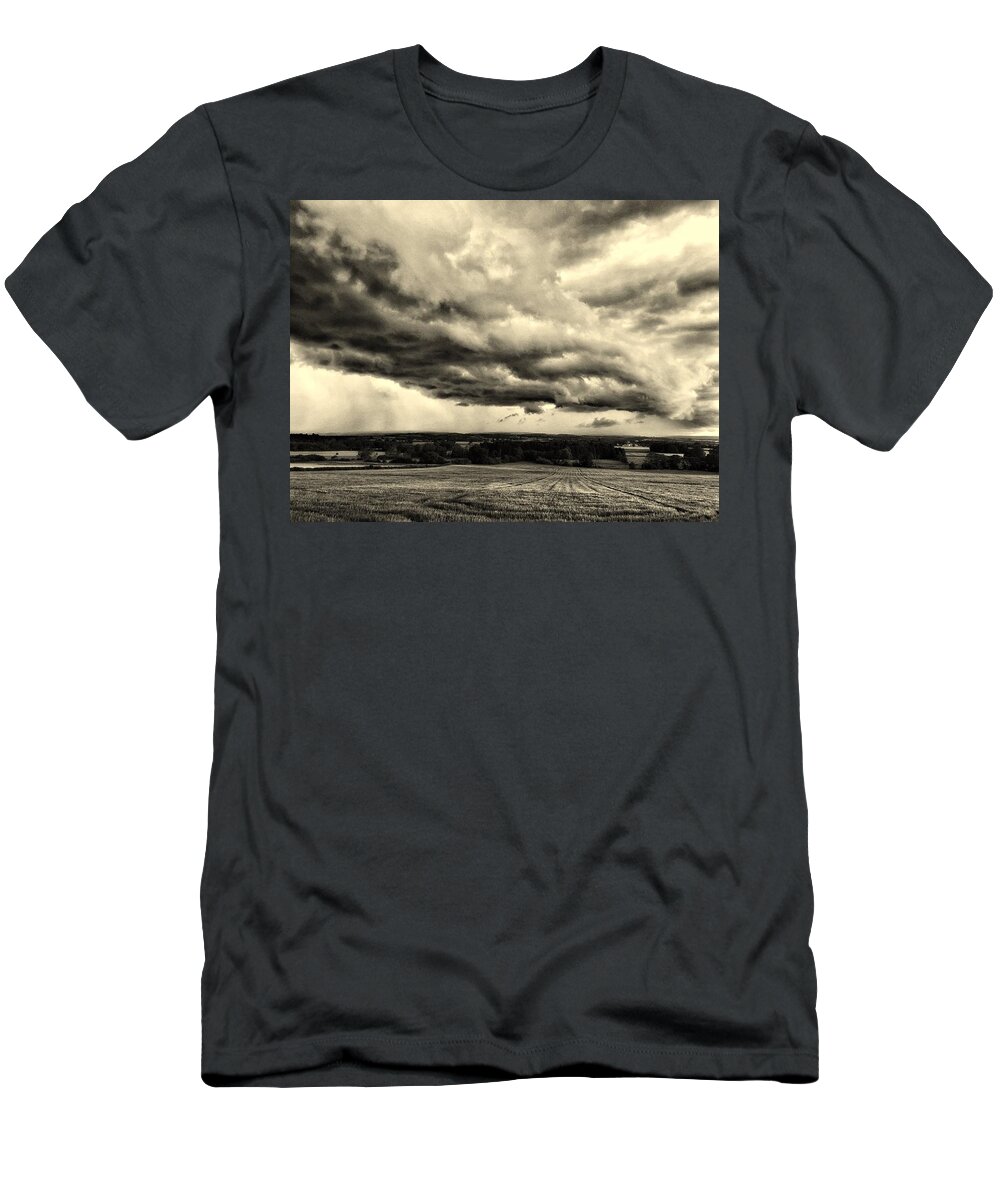 Summer Storm T-Shirt featuring the photograph Summer Storm by Mark Egerton