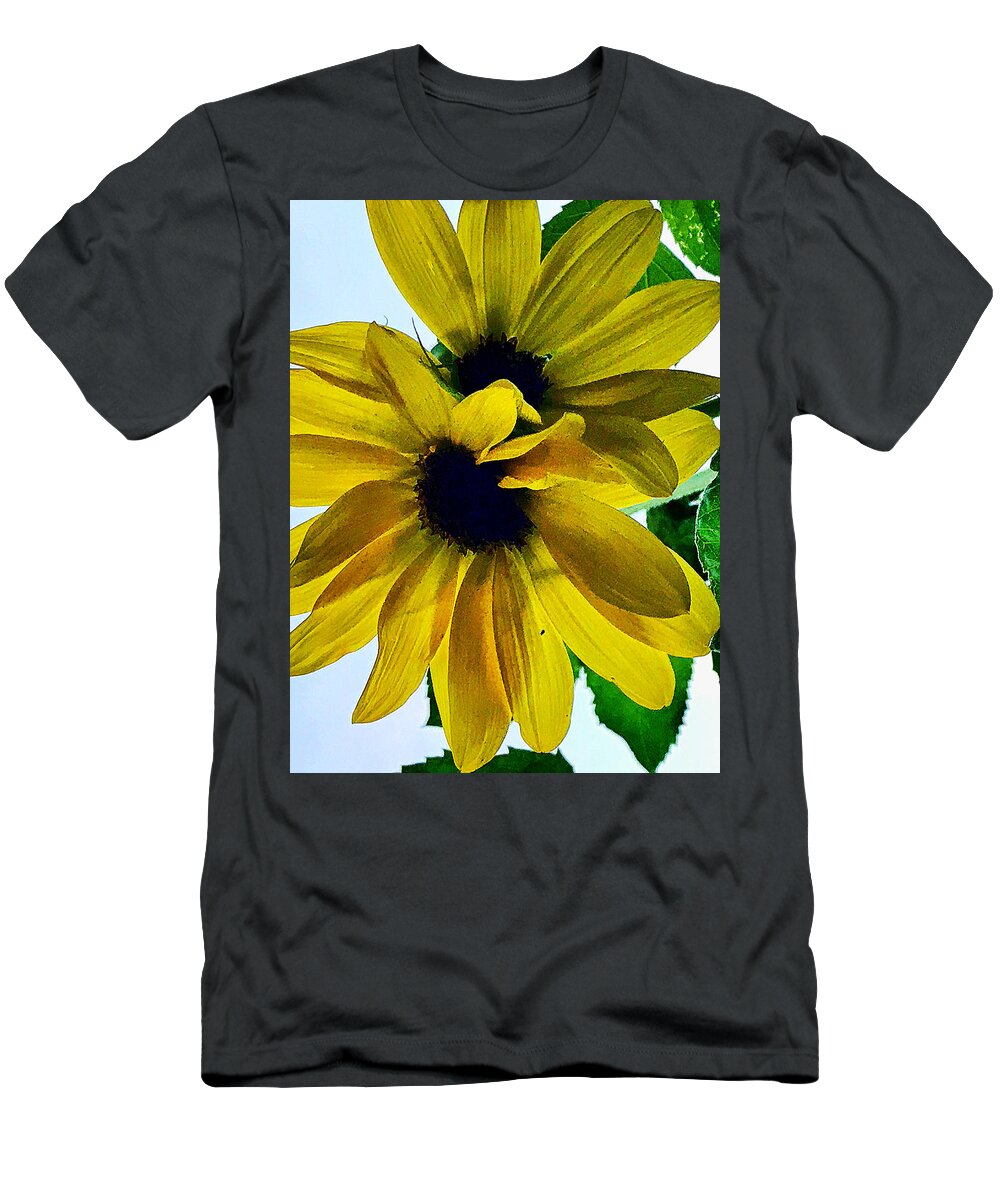  T-Shirt featuring the photograph Sunflowers by Stephen Dorton