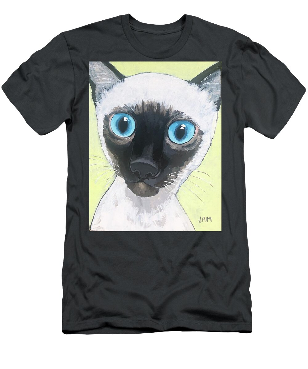  T-Shirt featuring the painting Sunny by Jam Art